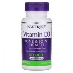 Витамин Д3 250 мкг Natrol Vitamin D3 10000 IU - 60 таблеток