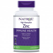 Natrol Zinc High Absorption - 60 таблеток