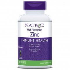 Цинк Natrol Zinc High Absorption - 60 таблеток