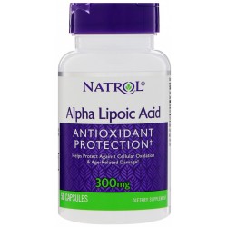 Natrol Alpha Lipoic Acid 300 мг - 50 капсул