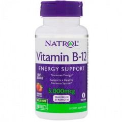 Отзывы Natrol Vitamin B-12 5000 mcg - 30 таблеток