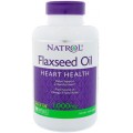 Масло льняное Natrol Omega-3 Flax Seed Oil - 200 капсул (1000 мг)