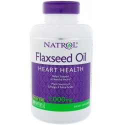 Льняное масло Natrol Omega-3 Flax Seed Oil - 90 капсул (1000 мг)