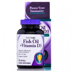 Отзывы Natrol Fish Oil & Vitamin D3 - 90 капсул