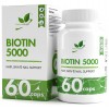 Биотин (Витамин В7) NaturalSupp Biotin 5000 - 60 капсул (фото-0)