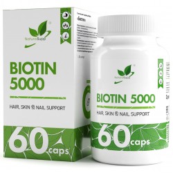 NaturalSupp Биотин Biotin 5000 - 60 капсул