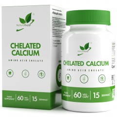 Кальций хелат NaturalSupp Chelated Calcium - 60 вег.капсул