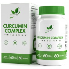 NaturalSupp Куркумин Curcumin Complex with Black Pepper - 60 вег.капсул