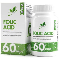 Фолиевая кислота NaturalSupp Folic Acid 600 mcg - 60 капсул