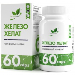 NaturalSupp Железо хелат Iron Chelate 25 mg - 60 капсул
