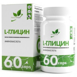 NaturalSupp Л-Глицин L-Glycine 650 mg - 60 капсул