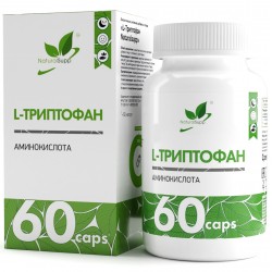 NaturalSupp Л-Триптофан L-Tryptophan 500 mg - 60 капсул