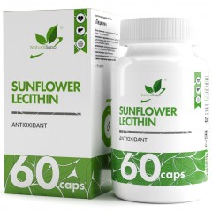 Подсолнечный лецитин NaturalSupp Sunflower Lecithin 1500 mg - 60 капсул