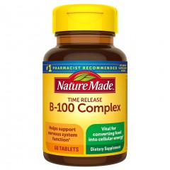 Комплекс витаминов группы B Nature Made B-100 Complex Time Release - 60 таблеток