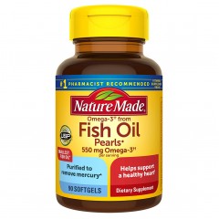 Рыбий жир Nature Made Fish Oil Pearls 550 mg - 90 капсул