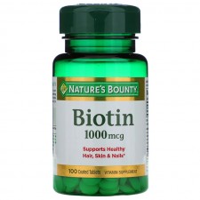 Nature's Bounty Biotin 1000 mcg - 100 таблеток
