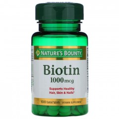 Отзывы Nature's Bounty Biotin 1000 mcg - 100 таблеток