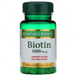 Nature's Bounty Biotin 1000 mcg - 100 таблеток