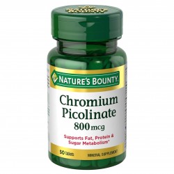 Nature's Bounty Chromium Picolinate 800 mcg - 50 таблеток