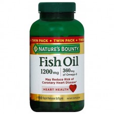 Nature's Bounty Fish Oil 1200 mg - 180 гелевых капсул