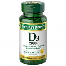 Nature's Bounty Vitamin D3 2000 IU (50 mcg) - 150 капсул (срок 12.23)