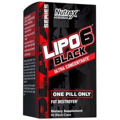 Жиросжигатель Nutrex Lipo-6 Black Ultra Concentrate - 60 капсул (International Version)