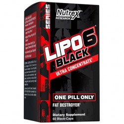 Nutrex Lipo-6 Black Ultra Concentrate - 60 капсул (International Version)