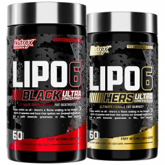 Nutrex Lipo-6 Black UC + Lipo-6 Black Hers UC - 60/60 капсул (USA Version)