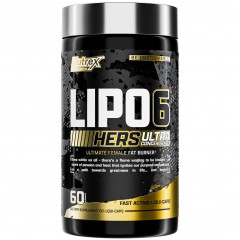 Жиросжигатель для женщин Nutrex Lipo-6 Black Hers Ultra Concentrate - 60 капсул (USA Version)