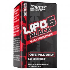 Жиросжигатель Nutrex Lipo-6 Black Ultra Concentrate - 30 капсул