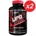 Nutrex Lipo-6 Black (International Version) - 240 капсул (2 шт по 120 капс)