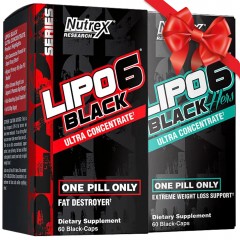 Отзывы Nutrex Lipo-6 Black UC + Lipo-6 Black Hers UC - 60/60 капсул (USA Version)