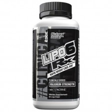 Nutrex Жиросжигатель Lipo-6 RX - 60 капсул (до 01.08.22)
