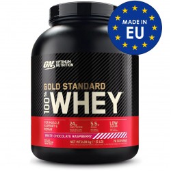 Optimum Nutrition 100% Whey Gold Standard - 2260-2280 грамм (EU) белый шоколад-малина