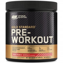 Optimum Nutrition Gold Standard Pre-Workout - 300 грамм (30 порций) пунш