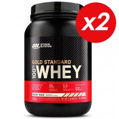 Протеин Optimum Nutrition 100% Whey Gold Standard (роки роад) - 1818 г (2 шт по 909 г)