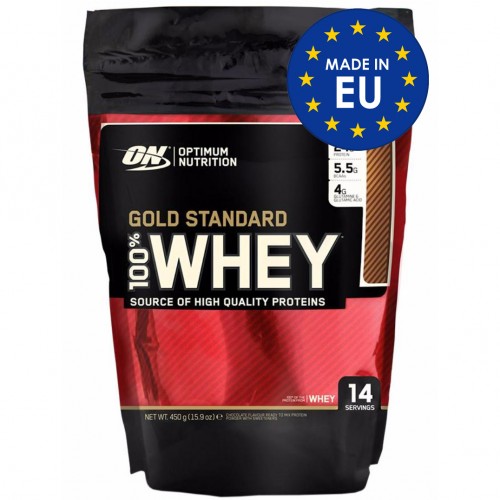 Optimum Nutrition 100% Whey Gold Standard - 450 грамм (EU) двойной шоколад