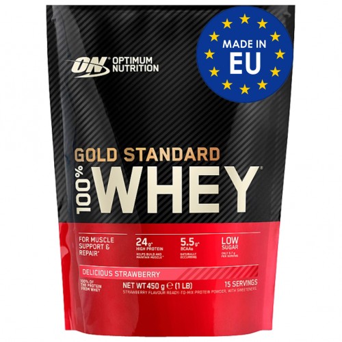 Optimum Nutrition 100% Whey Gold Standard - 450 грамм (EU) двойной шоколад
