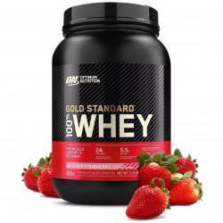 Optimum Nutrition 100% Whey Gold Standard - 837-909 грамм клубника