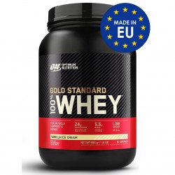 Optimum Nutrition 100% Whey Gold Standard - 896-900 грамм (EU) ванильное мороженое