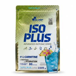 Olimp Iso Plus Powder - 1505 грамм тропический синий