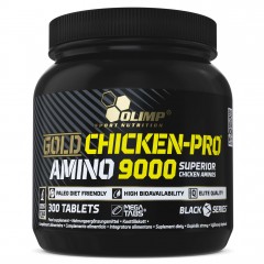Аминокислотный комплекс на основе куриного белка Olimp Gold Chicken-Pro Amino 9000 Mega Tabs - 300 таблеток