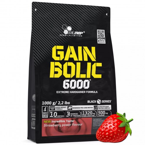 Гейнер Olimp Gain Bolic 6000 - 1000 грамм клубника