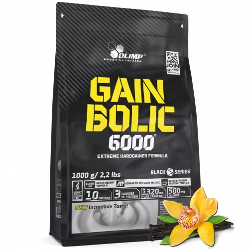 Гейнер Olimp Gain Bolic 6000 - 1000 грамм ваниль