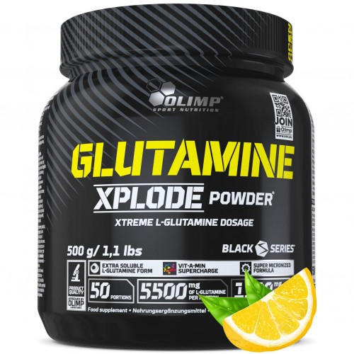 Olimp Glutamine Xplode Powder - 500 грамм лимон