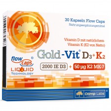 Olimp Gold-Vit D3+K2 2000 IU - 30 капсул (29.09.23)