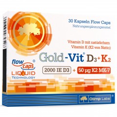 Отзывы Olimp Gold-Vit D3+K2 2000 IU - 30 капсул