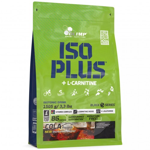 Изотоник Olimp Iso Plus Powder - 1505 грамм кола