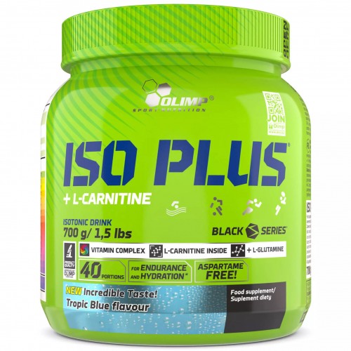 Изотоник Olimp Iso Plus Powder - 700 грамм тропический синий