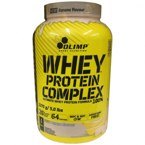 Olimp Whey Protein Complex 100% - 2270 грамм (банка) ваниль